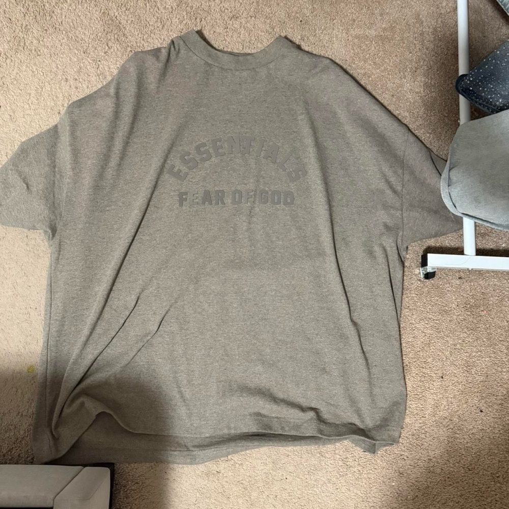Essentials Gray Short Sleeve Tee